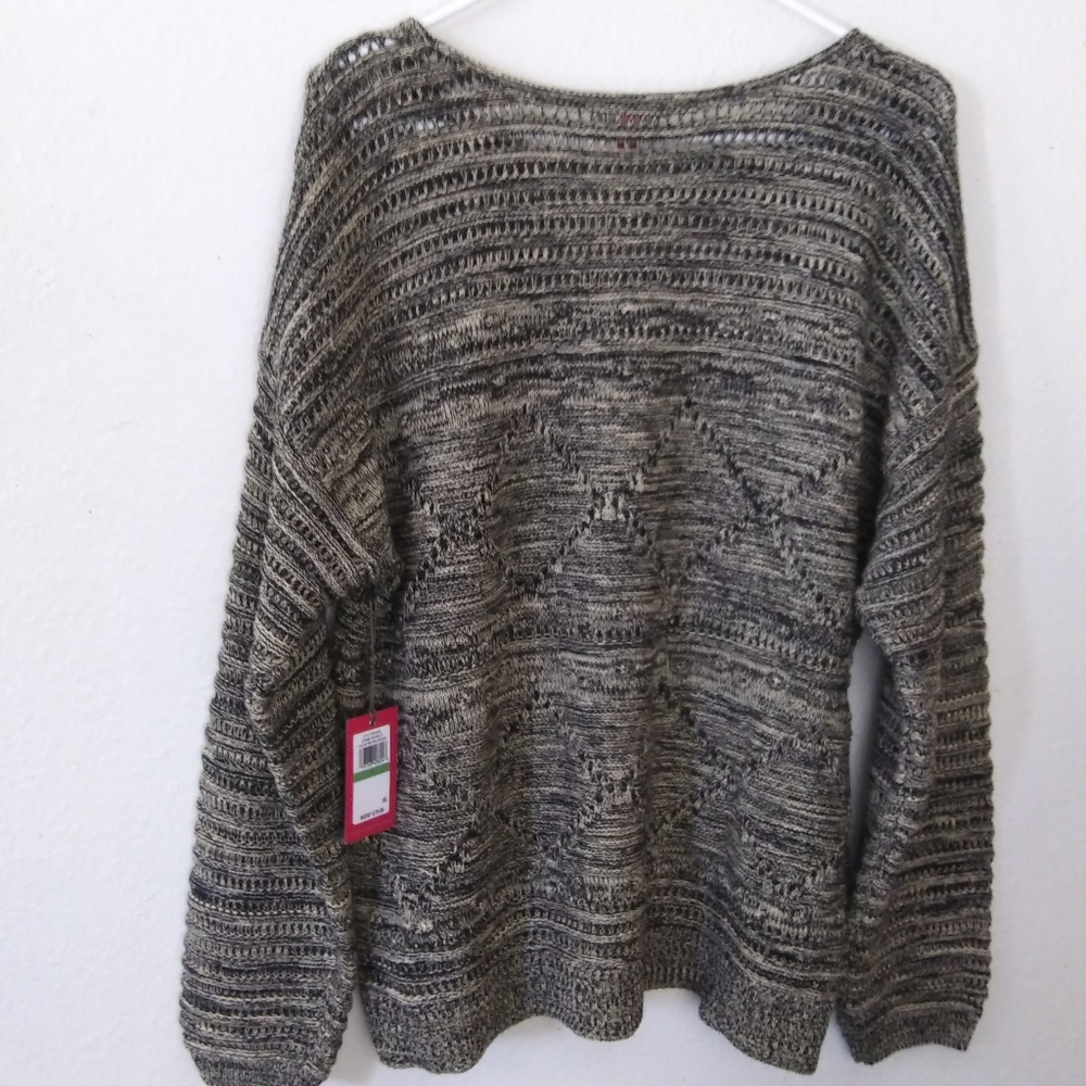 Vince Camuto stitch cotton sweater Size Large - Picture 10 of 13